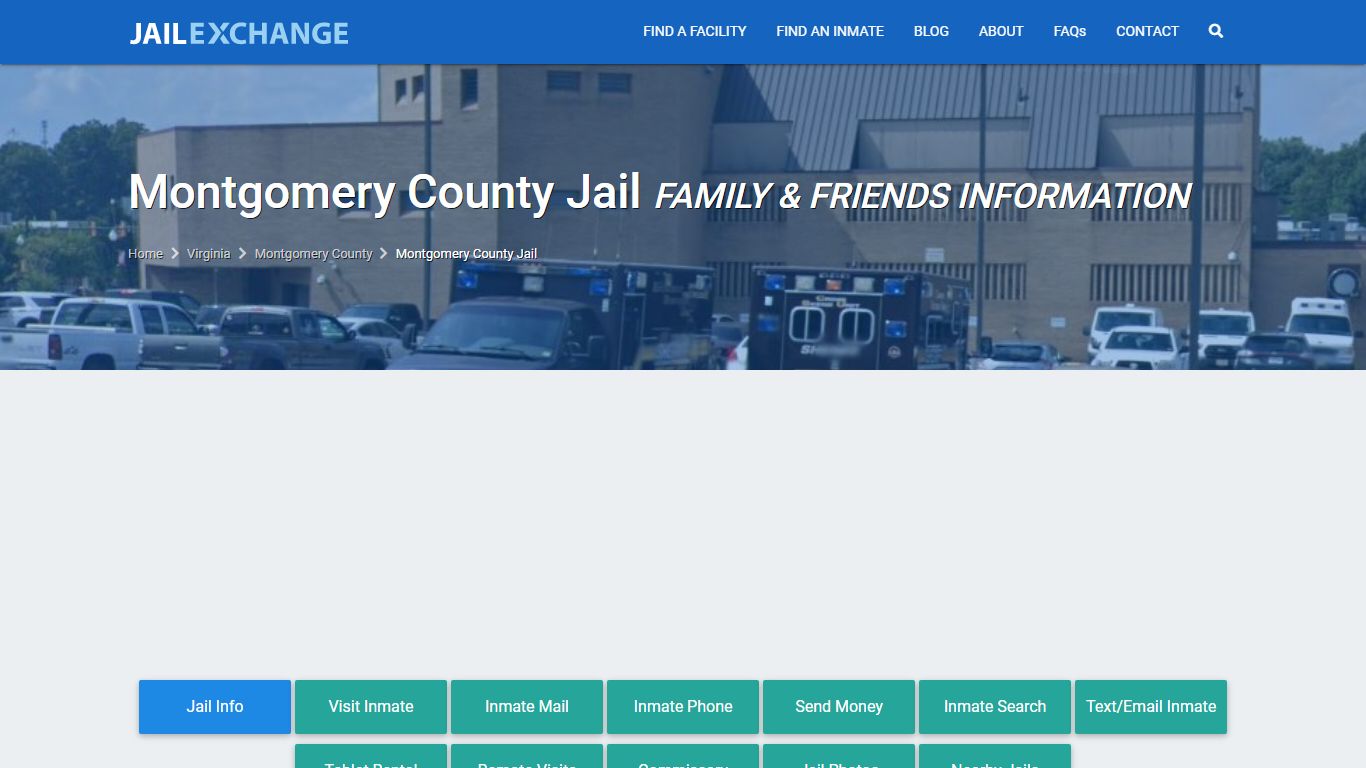 Montgomery County Jail VA | Booking, Visiting, Calls, Phone